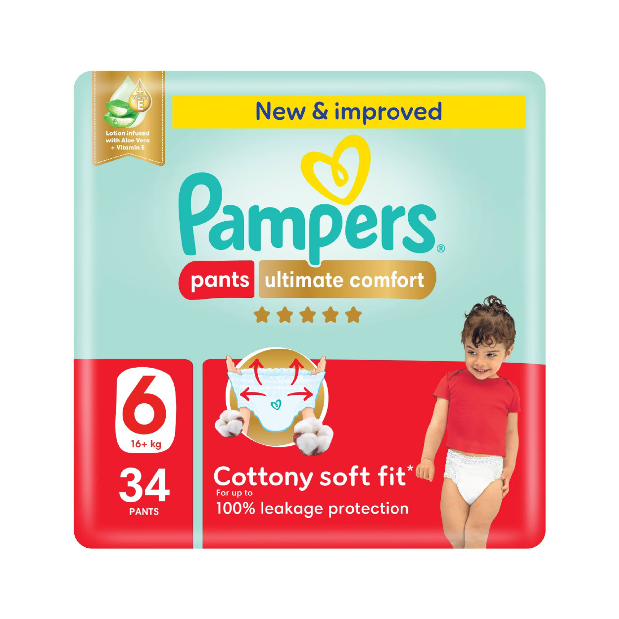 Pampers Ultimate Comfort Pants 6*34