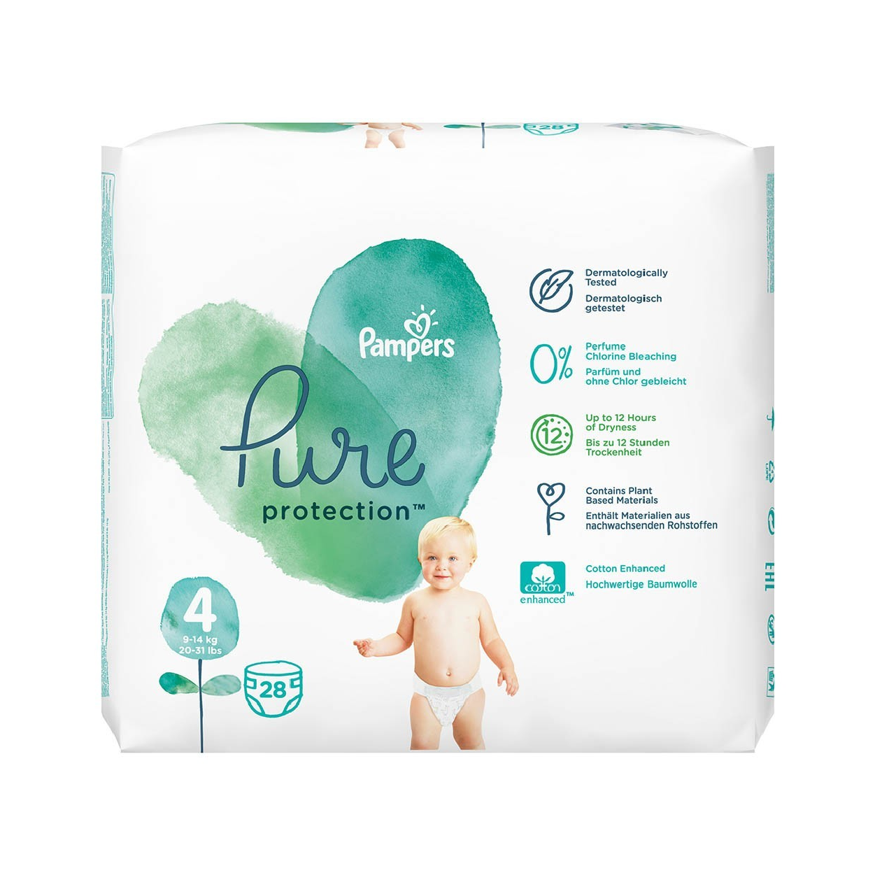 Pampers Pure 4*28