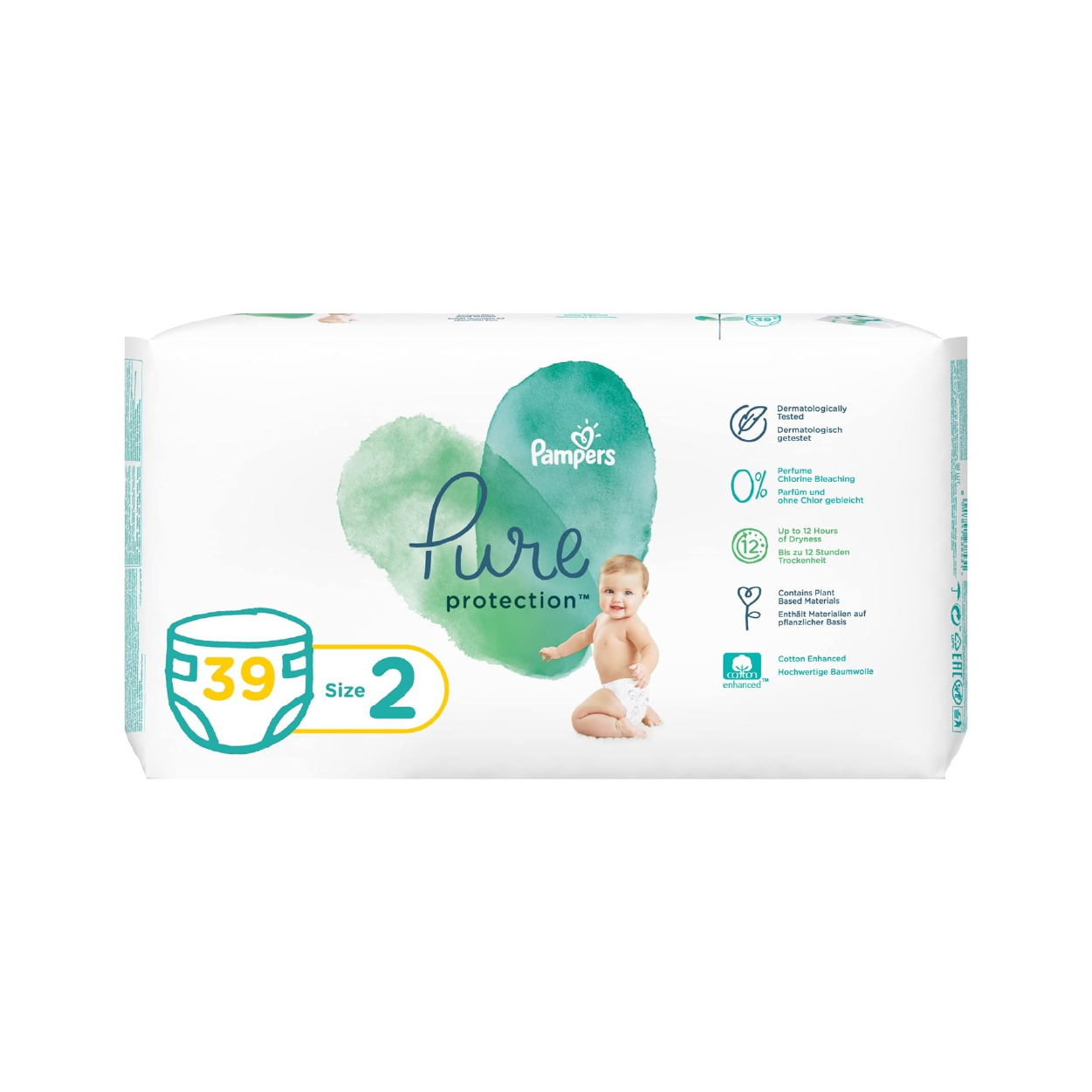 Pampers Pure 2*39 (9-8Kg)