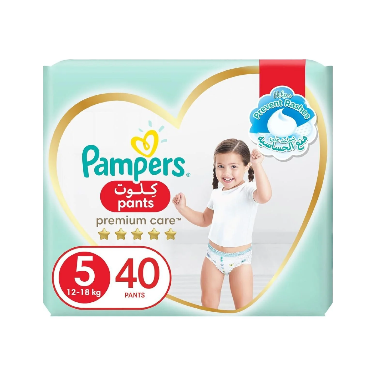 Pampers Pc Pants 5*40(12-18Kg)