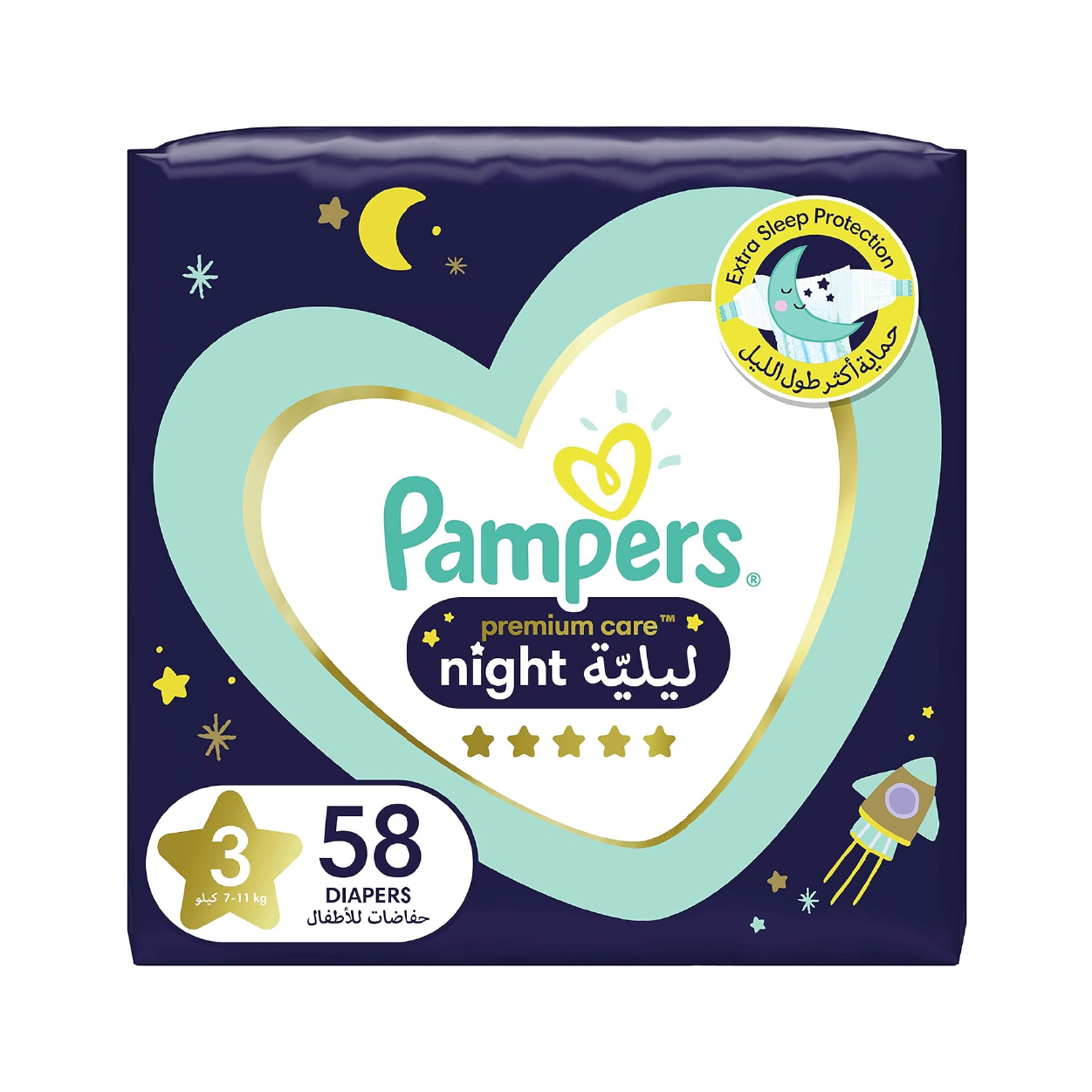 Pampers Pc Night 3*58