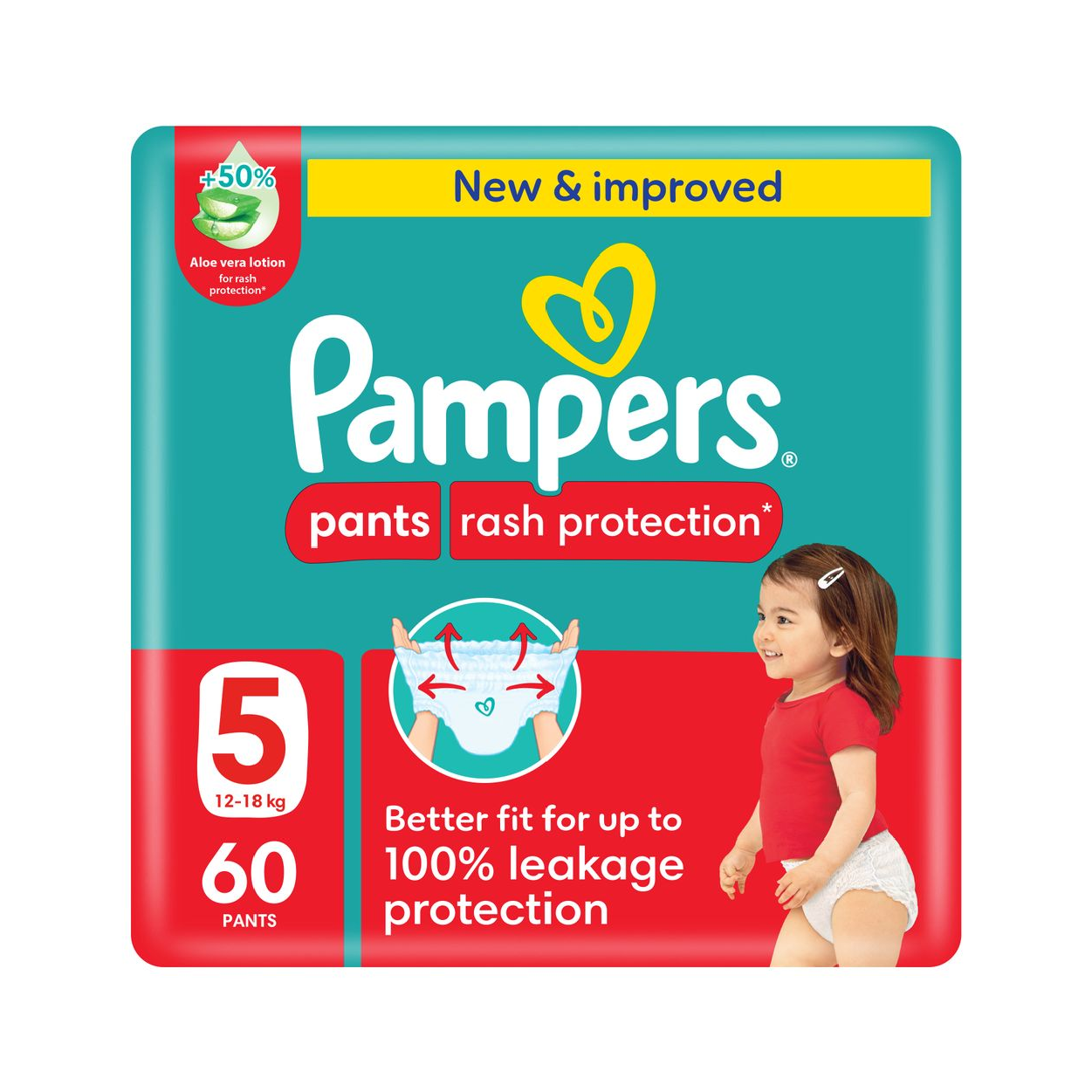 Pampers Pants Rash Protection 5*60