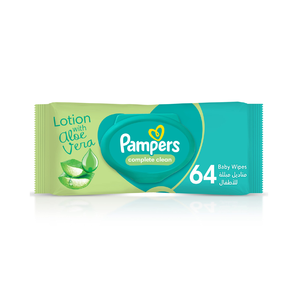 Pampers Baby Wipes Aloe Vera 64'S