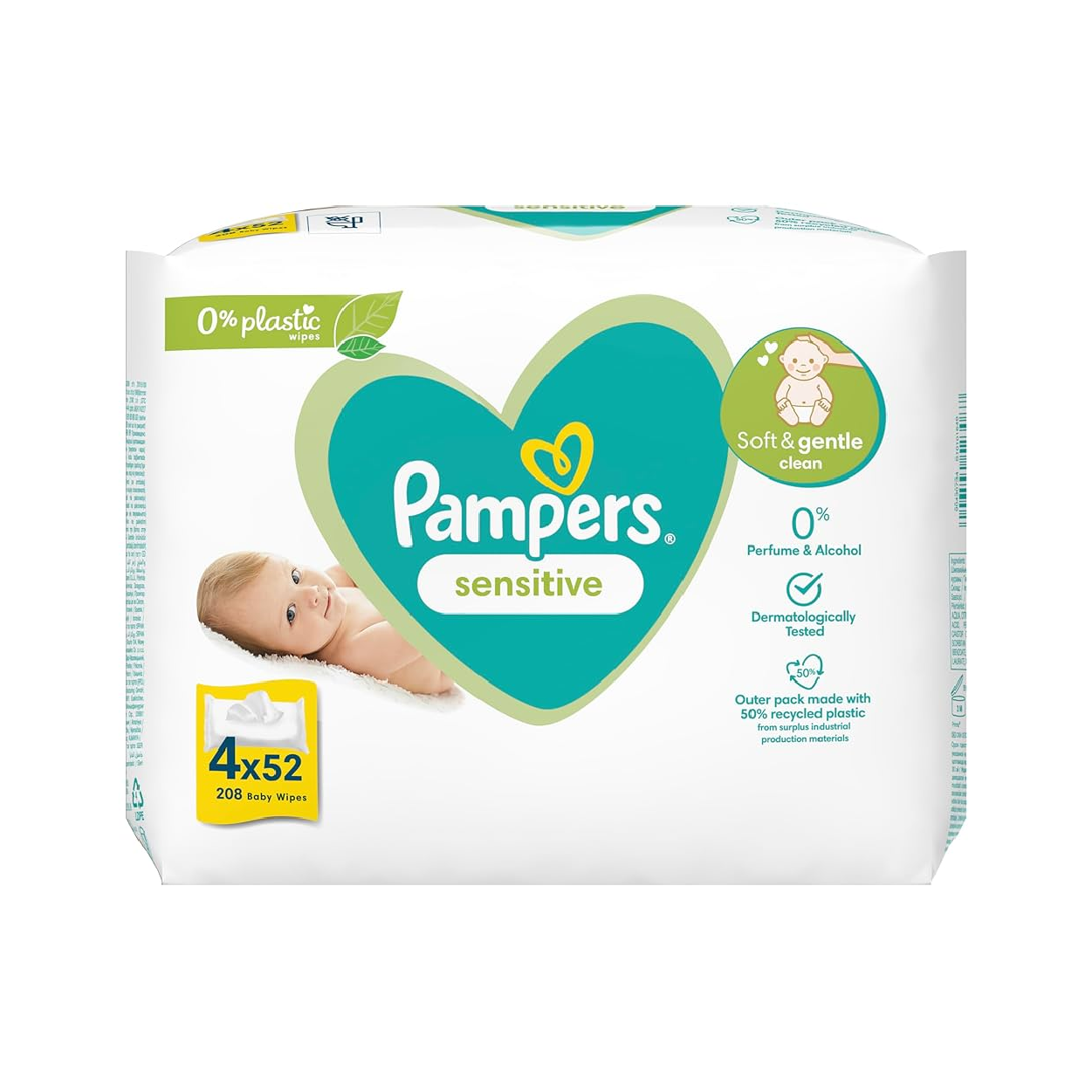 Pampers Baby Senstive Wipes 208'S
