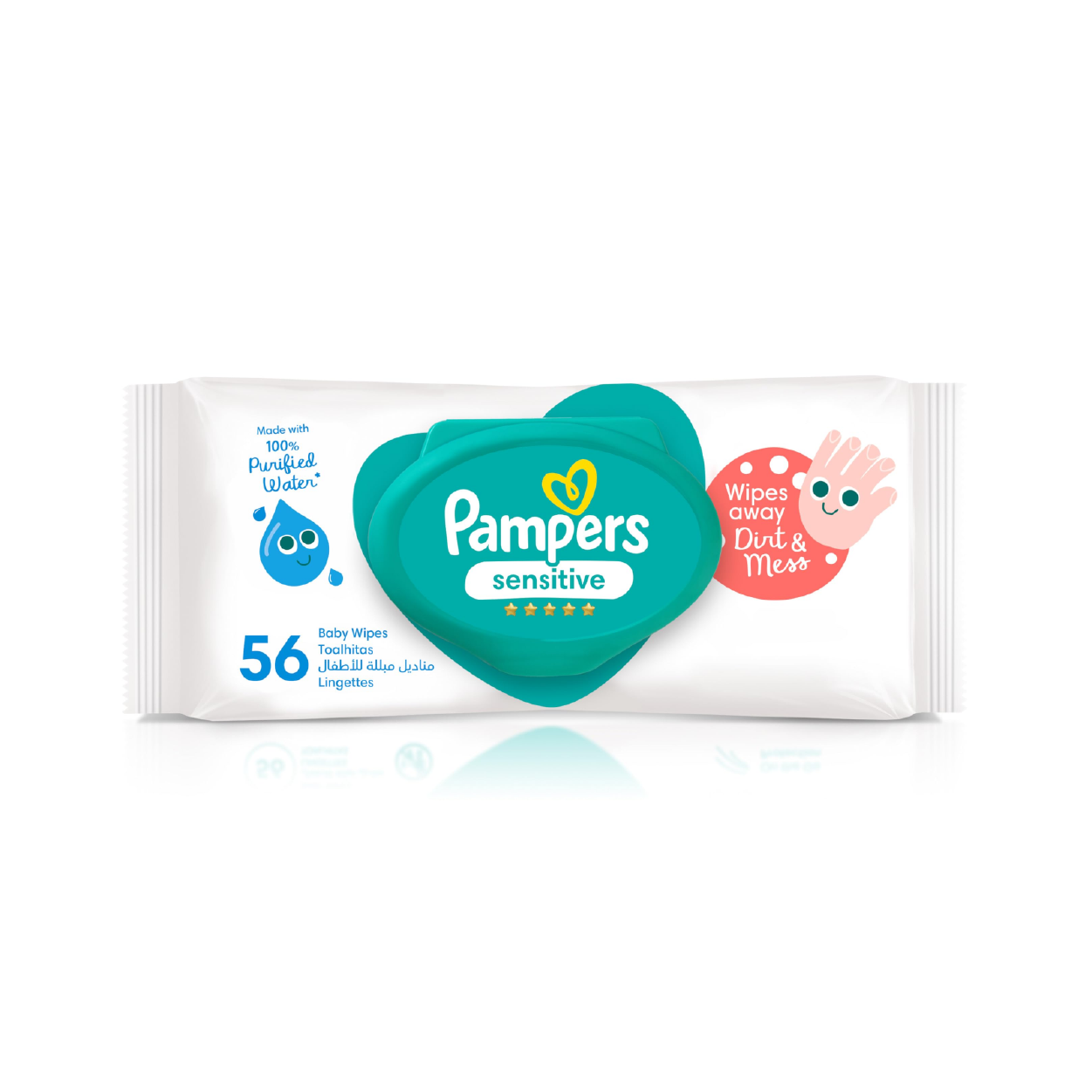 Pampers Baby Sens Wipes 56'S