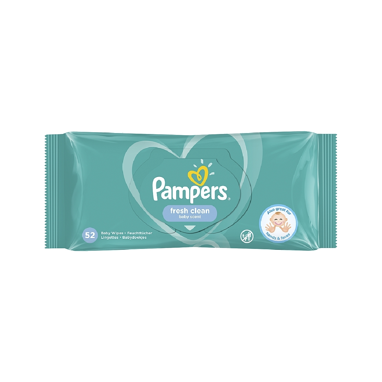 Pampers Baby Fresh Clean Wipes 52'S