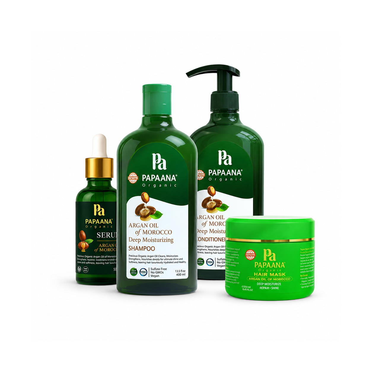 Papaana Organic Moroccan Argan Glow Set