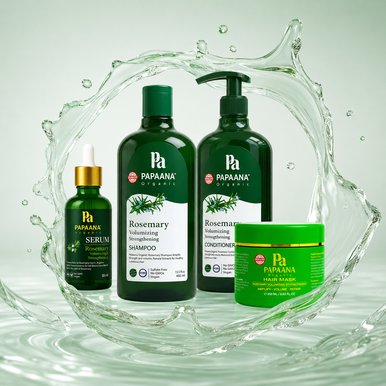 Papaana Organic Rosemary Revival Set