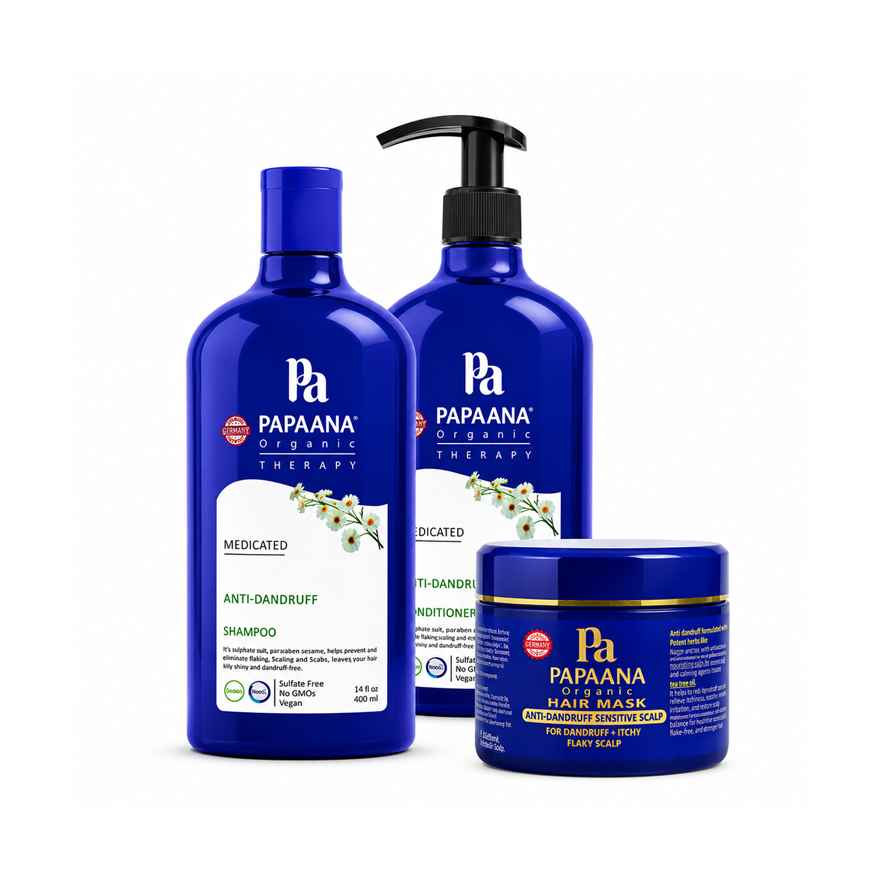 Papaana Organic Anti-Dandruff Care Set