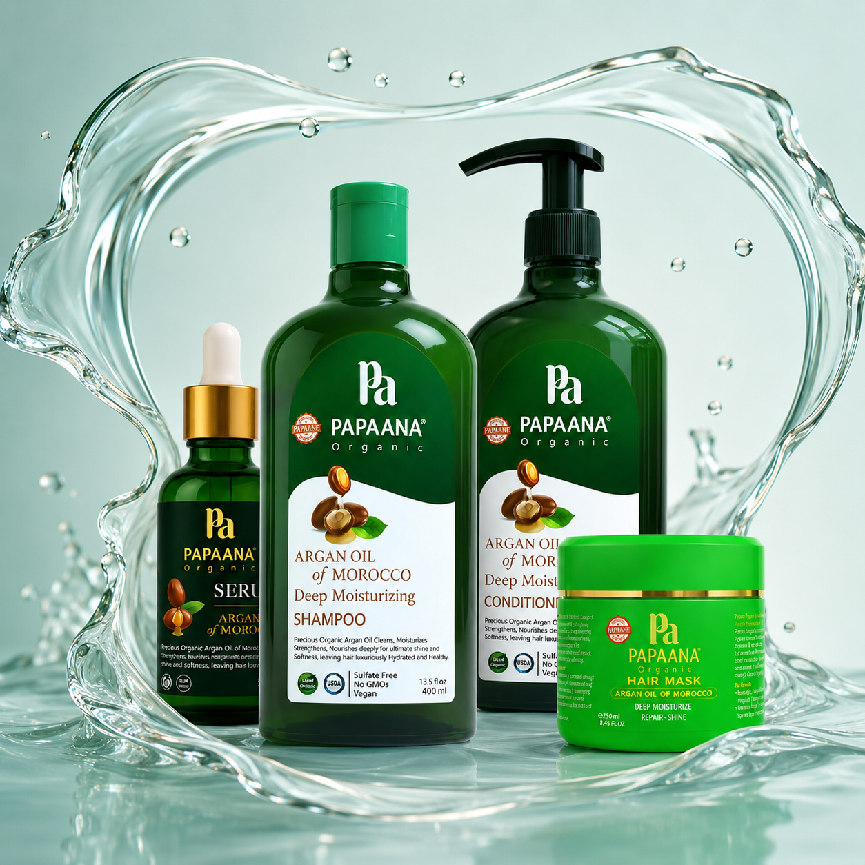 Papaana Organic Moroccan Argan Glow Set