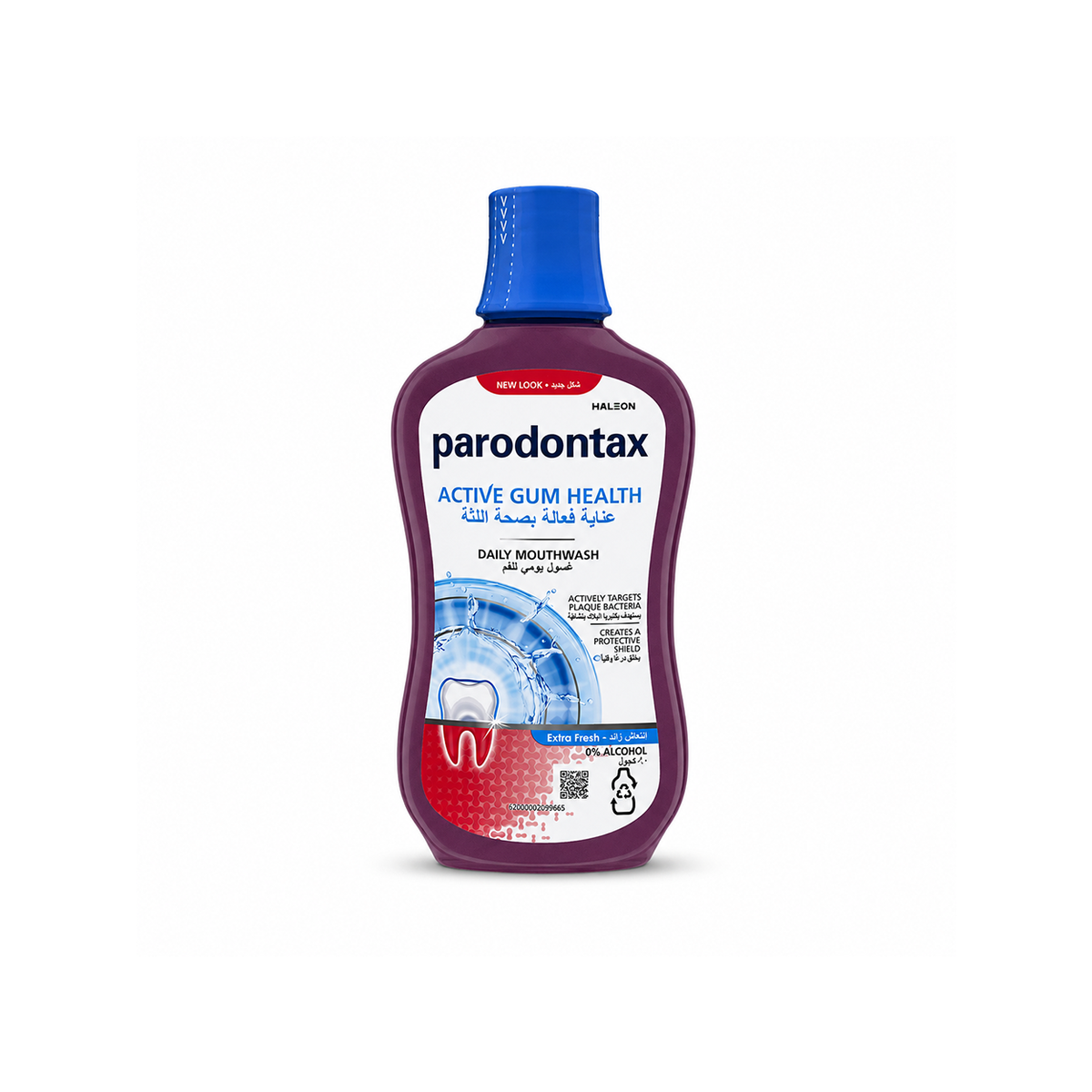 Parodontax Active Gum Health Daily Mouthwash 500ml for plaque control, gum care and extra-fresh breath