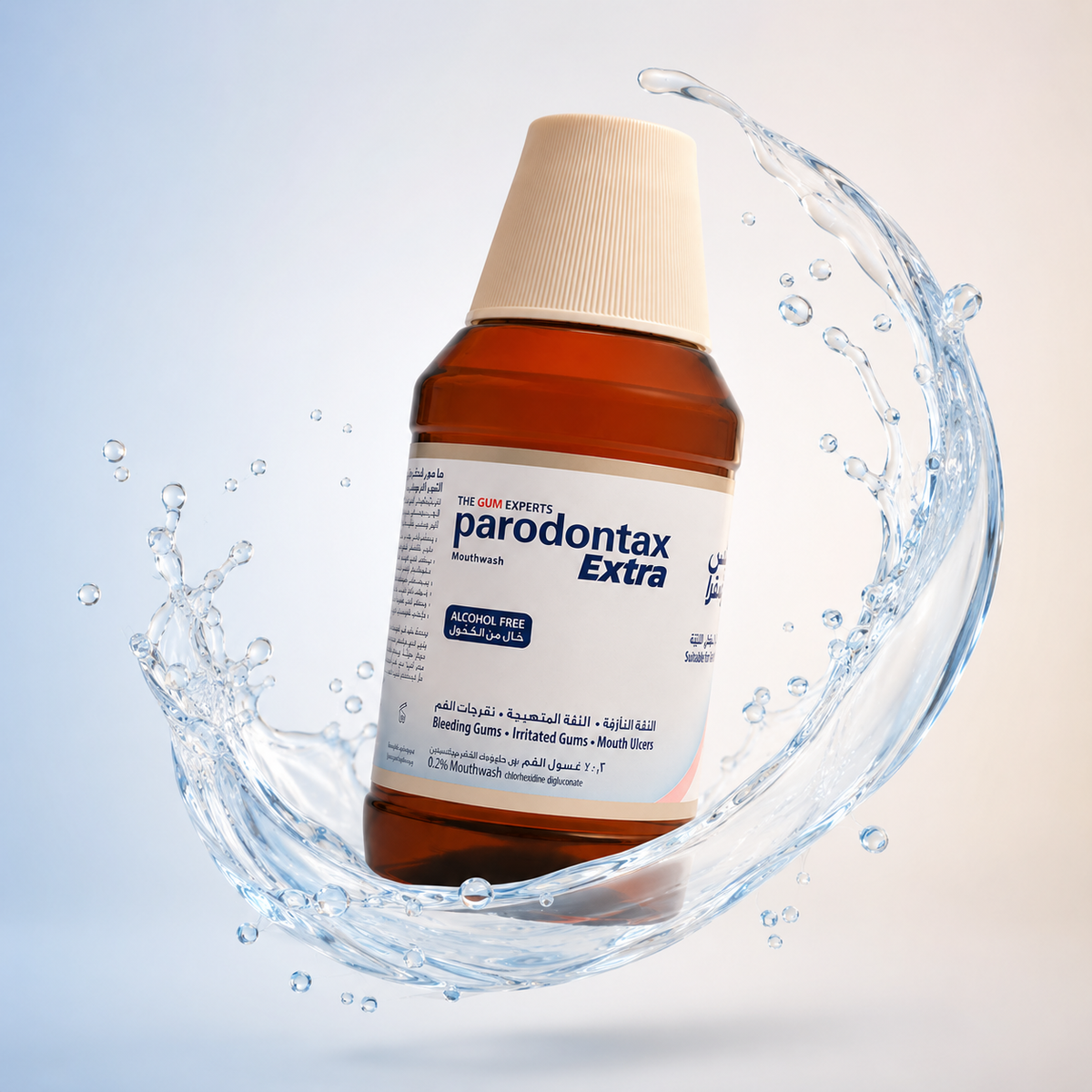 Parodontax Extra Mouthwash 300ml alcohol-free chlorhexidine mouthwash for bleeding and irritated gum care
