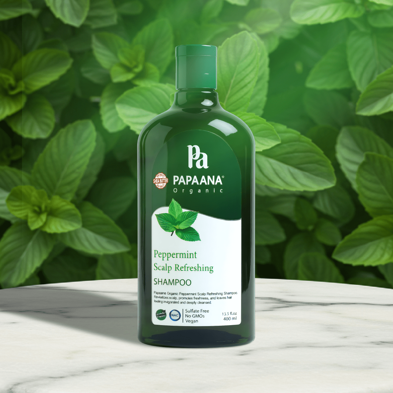 Papaana Organic Peppermint Scalp Refreshing Shampoo