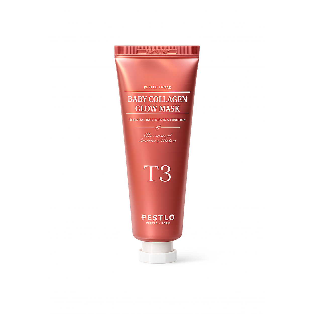 Pestlo Baby Collagen Glow Mask T3 collagen peel-off face mask 70ml for hydration, skin elasticity, and radiant glowing skin.