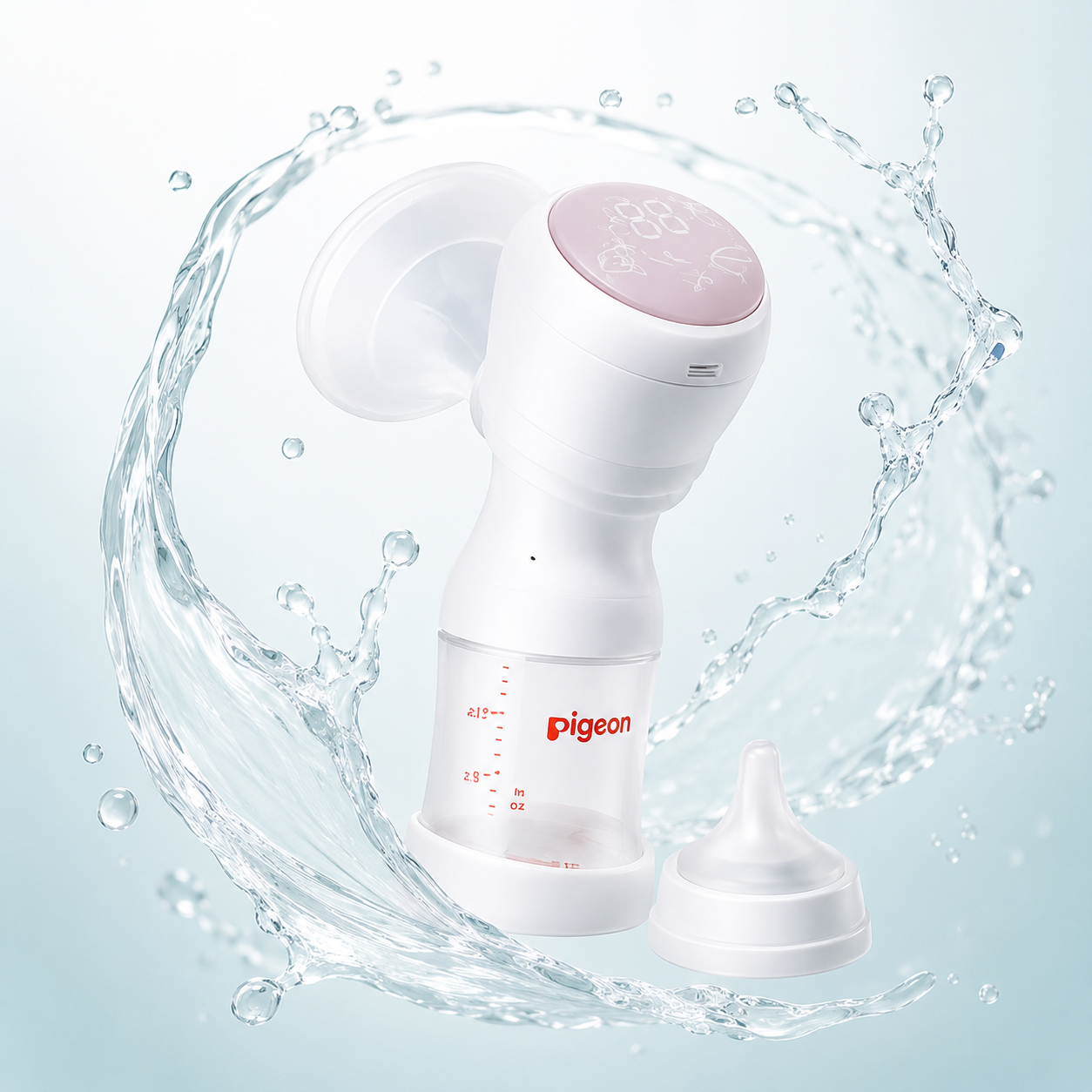 Pigeon Handy Fit+ Electric Breast Pump cordless breast pump with 2-phase expression technology for convenient milk expression support.