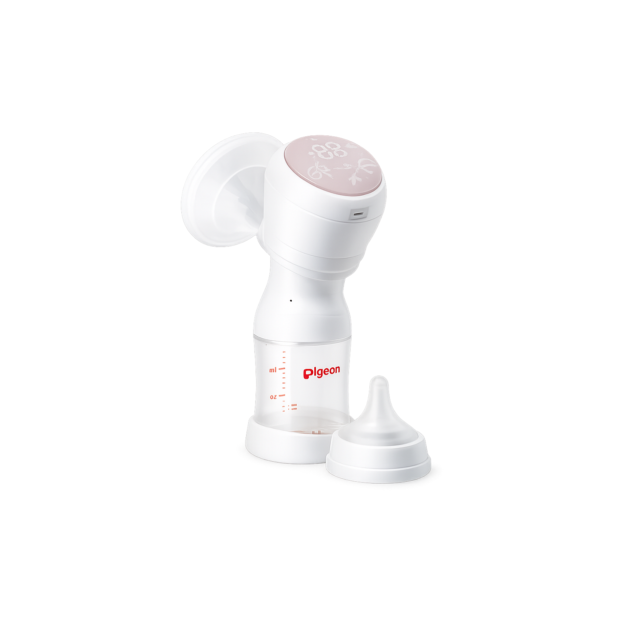 Pigeon Handy Fit+ Electric Breast Pump cordless breast pump with 2-phase expression technology for convenient milk expression support.