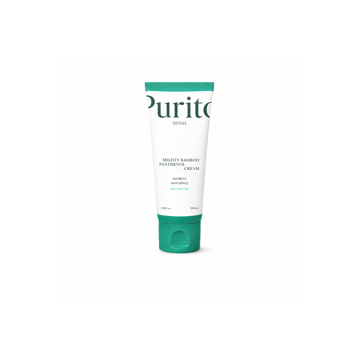 Purito Seoul Mighty Bamboo Panthenol Cream moisturizing face cream 100ml packaging for skin barrier repair and deep hydration