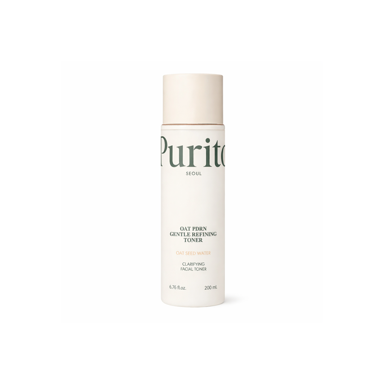 Purito Seoul Oat PDRN Gentle Refining Toner 200ml clarifying facial toner with oat seed water for soothing and hydrating sensitive skin