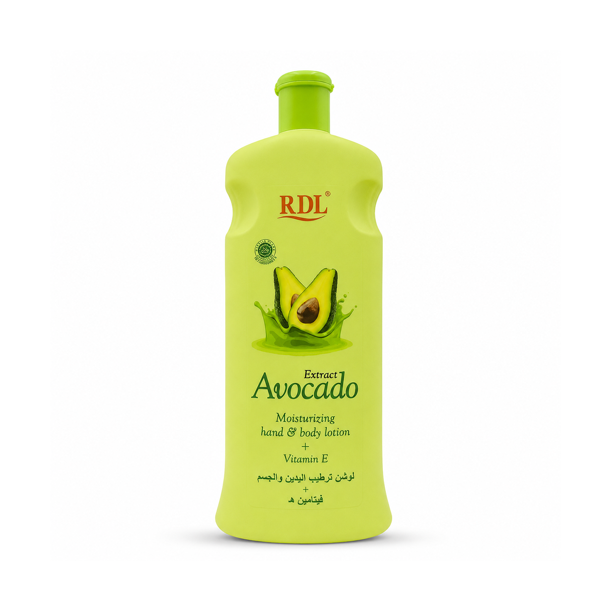RDL Avocado Extract Moisturizing Hand & Body Lotion 600ml with Vitamin E for dry and flaky skin hydration