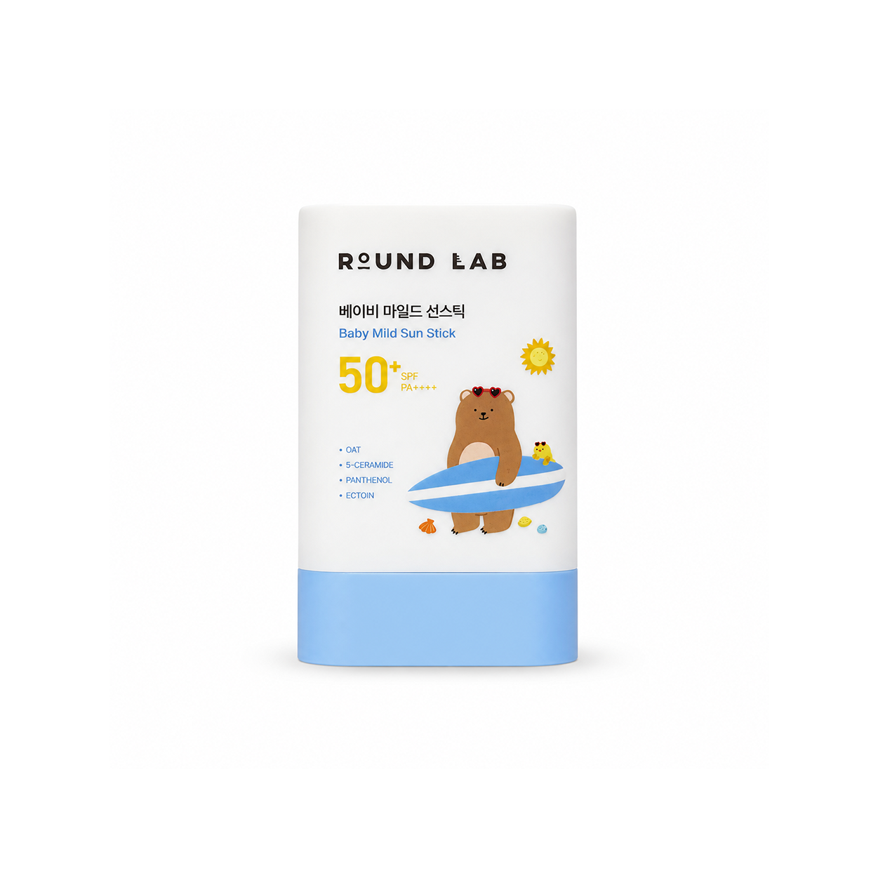 ROUND LAB Baby Mild Sun Stick SPF 50+ PA++++ facial sunscreen stick 21g for dry and sensitive skin