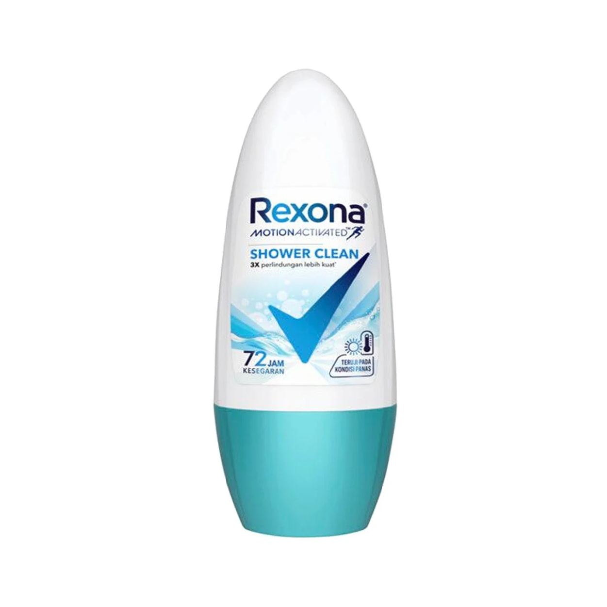 Rexona Shower Clean Deo Rollon 72H 45Ml