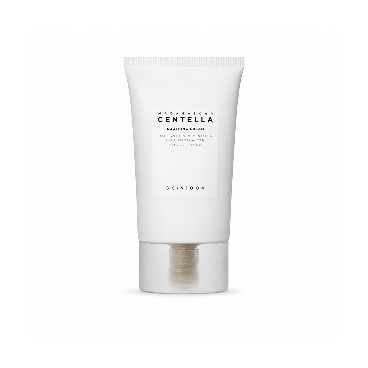 SKIN1004 Madagascar Centella Soothing Cream 75ml soothing face cream with Centella and ceramides for hydration and skin barrier support.