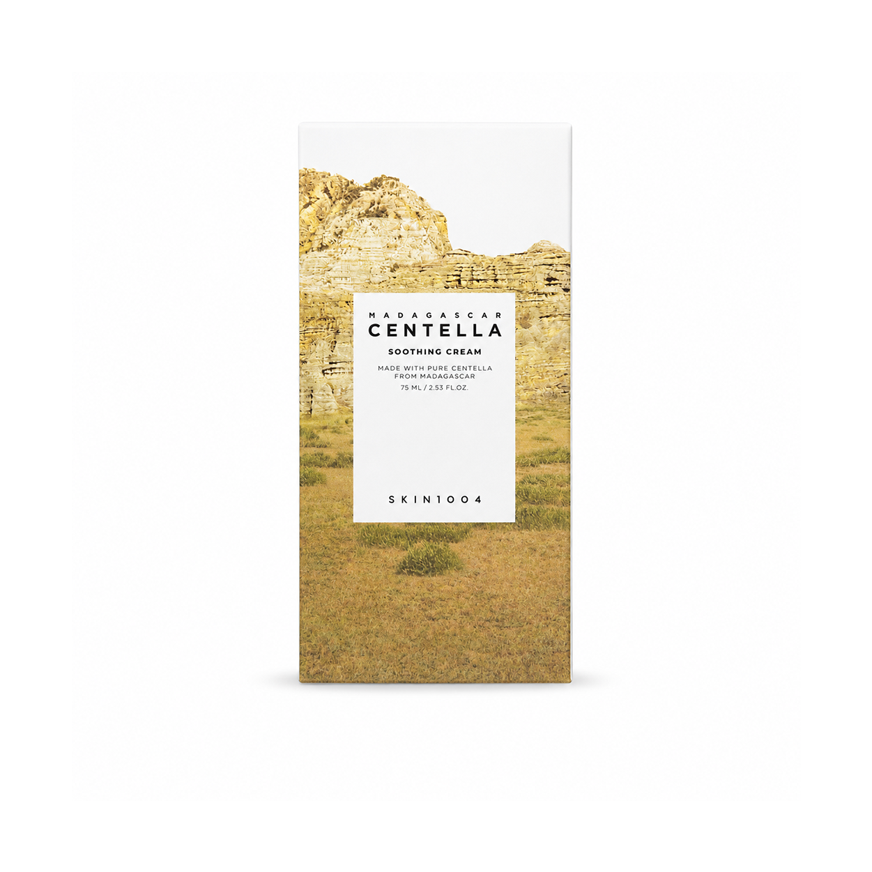 SKIN1004 Madagascar Centella Soothing Cream 75ml soothing face cream with Centella and ceramides for hydration and skin barrier support.