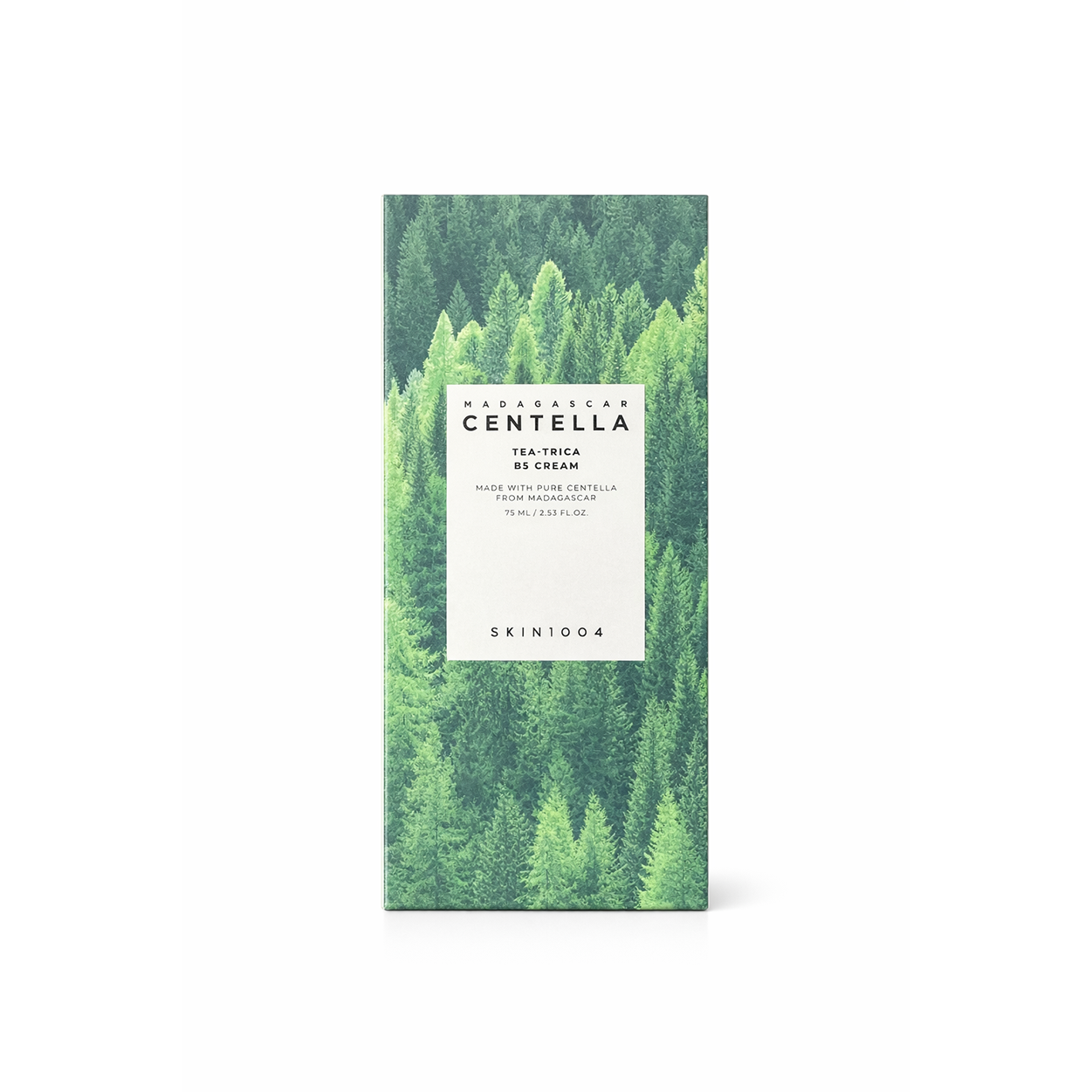 SKIN1004 Madagascar Centella Tea-Trica B5 Cream 75ml soothing face cream for acne-prone and sensitive skin with centella and tea tree