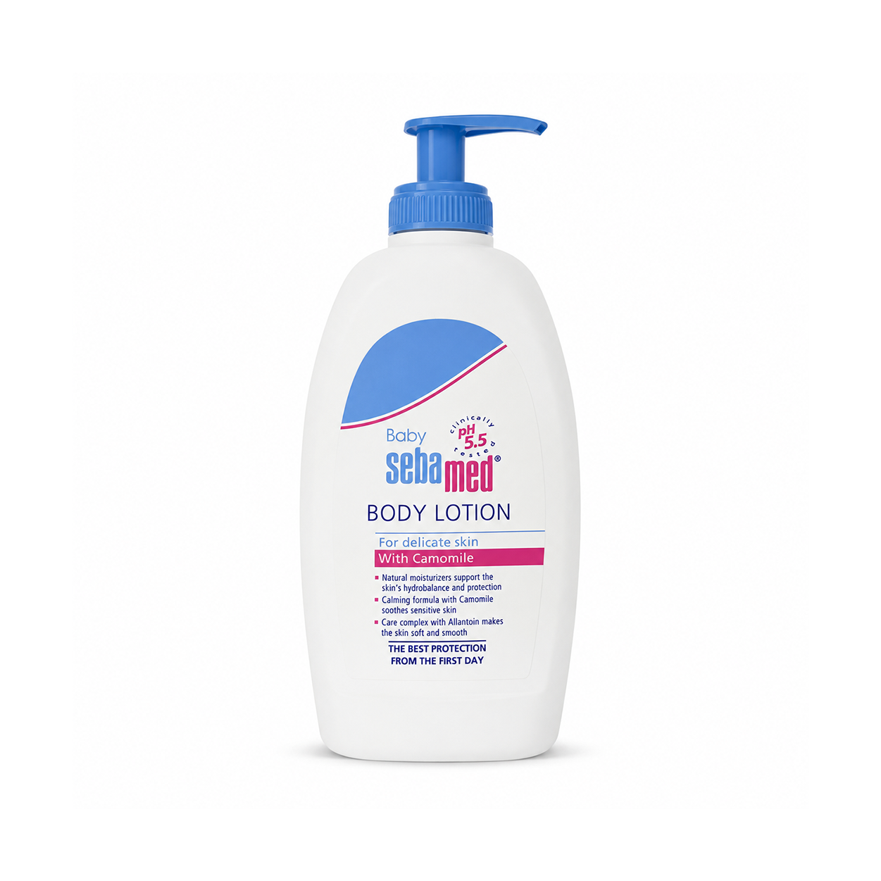Sebamed Baby Body Lotion With Camomile 200ml for delicate baby skin hydration and daily moisture protection