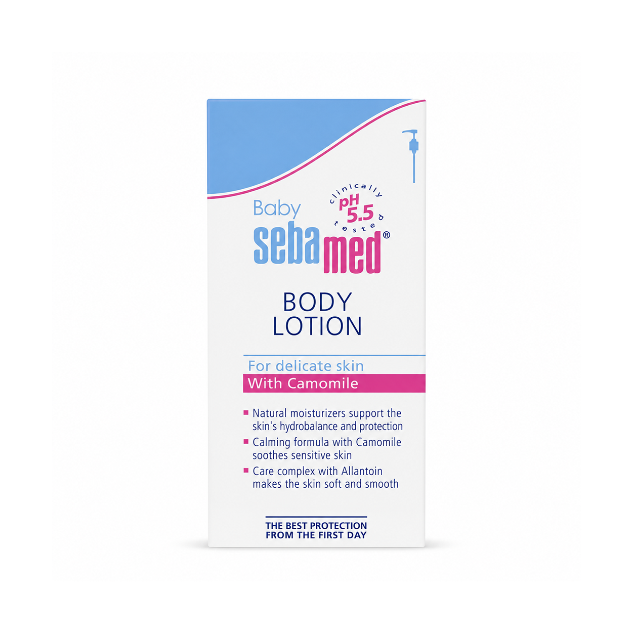 Sebamed Baby Body Lotion With Camomile 200ml for delicate baby skin hydration and daily moisture protection