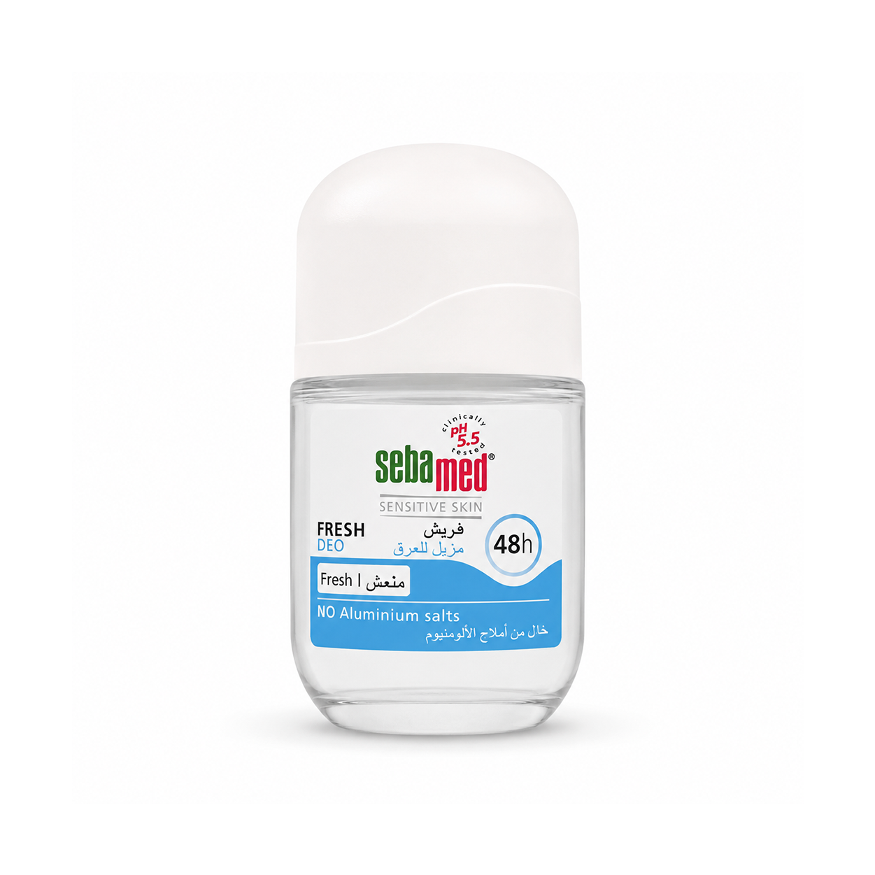 Sebamed Fresh Deo 48h Roll-On Deodorant 50ml for sensitive skin with aluminum-free odor protection and daily freshness