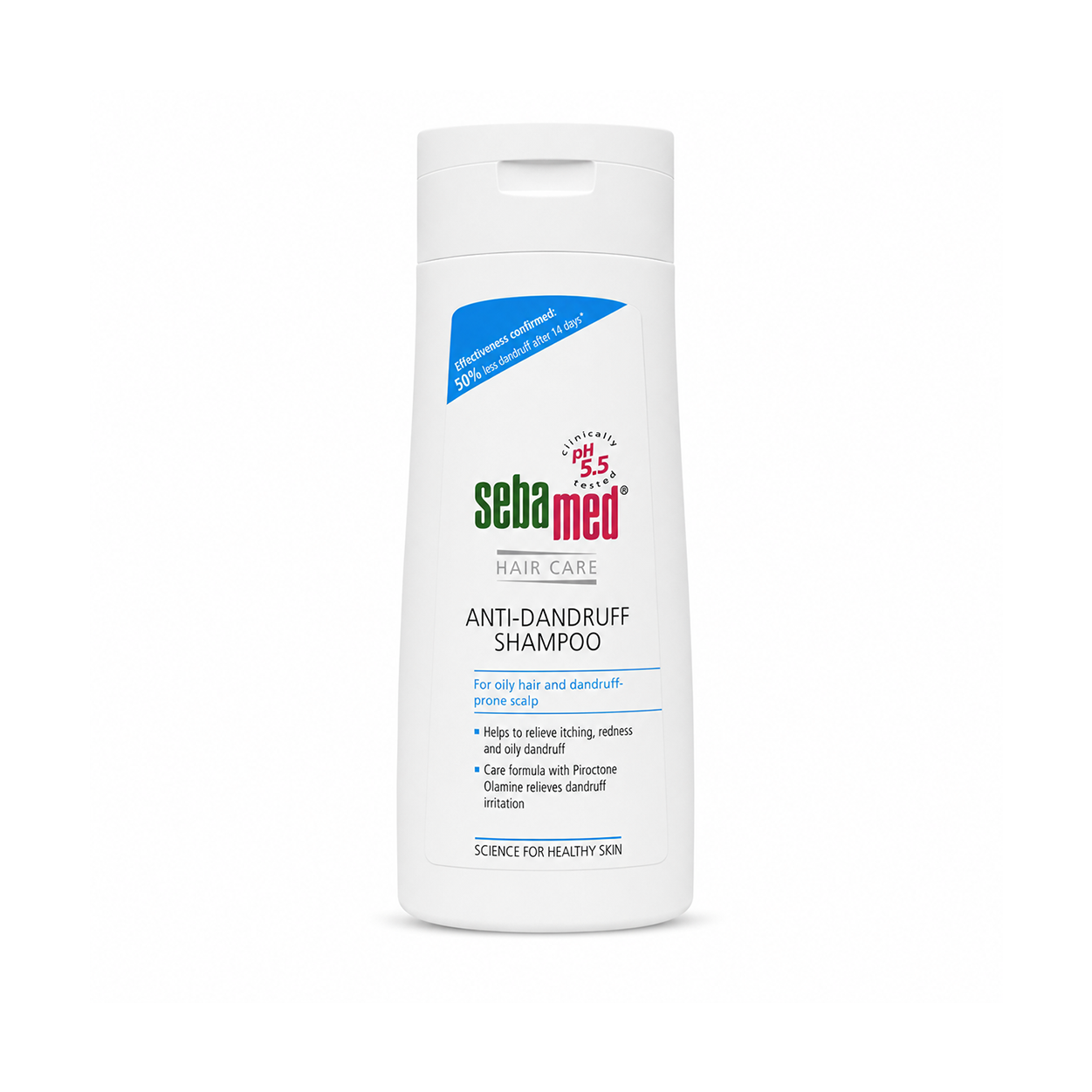 Sebamed Hair Care Anti-Dandruff Shampoo 200ml for oily scalp helps reduce dandruff flakes and soothe itchy scalp irritation
