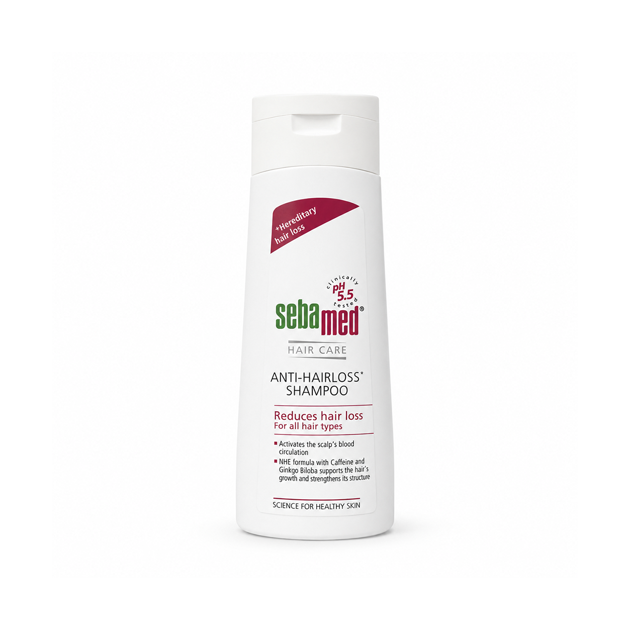 Sebamed Hair Care Anti-Hairloss Shampoo 200ml anti-hair loss shampoo for strengthening weak roots and supporting scalp health.