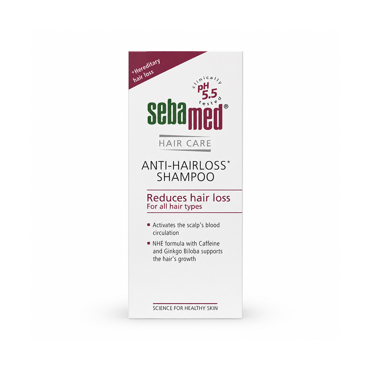 Sebamed Hair Care Anti-Hairloss Shampoo 200ml anti-hair loss shampoo for strengthening weak roots and supporting scalp health.