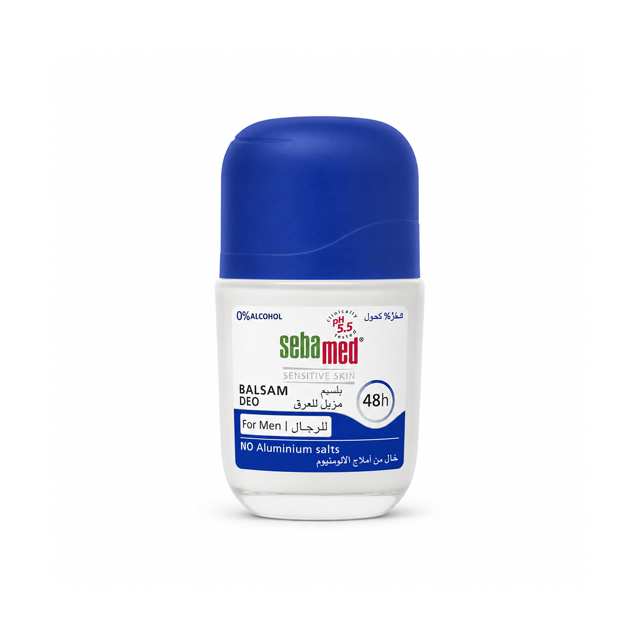 Sebamed Sensitive Skin Balsam Deo For Men 50ml roll-on deodorant with 48h odor protection for sensitive underarm skin