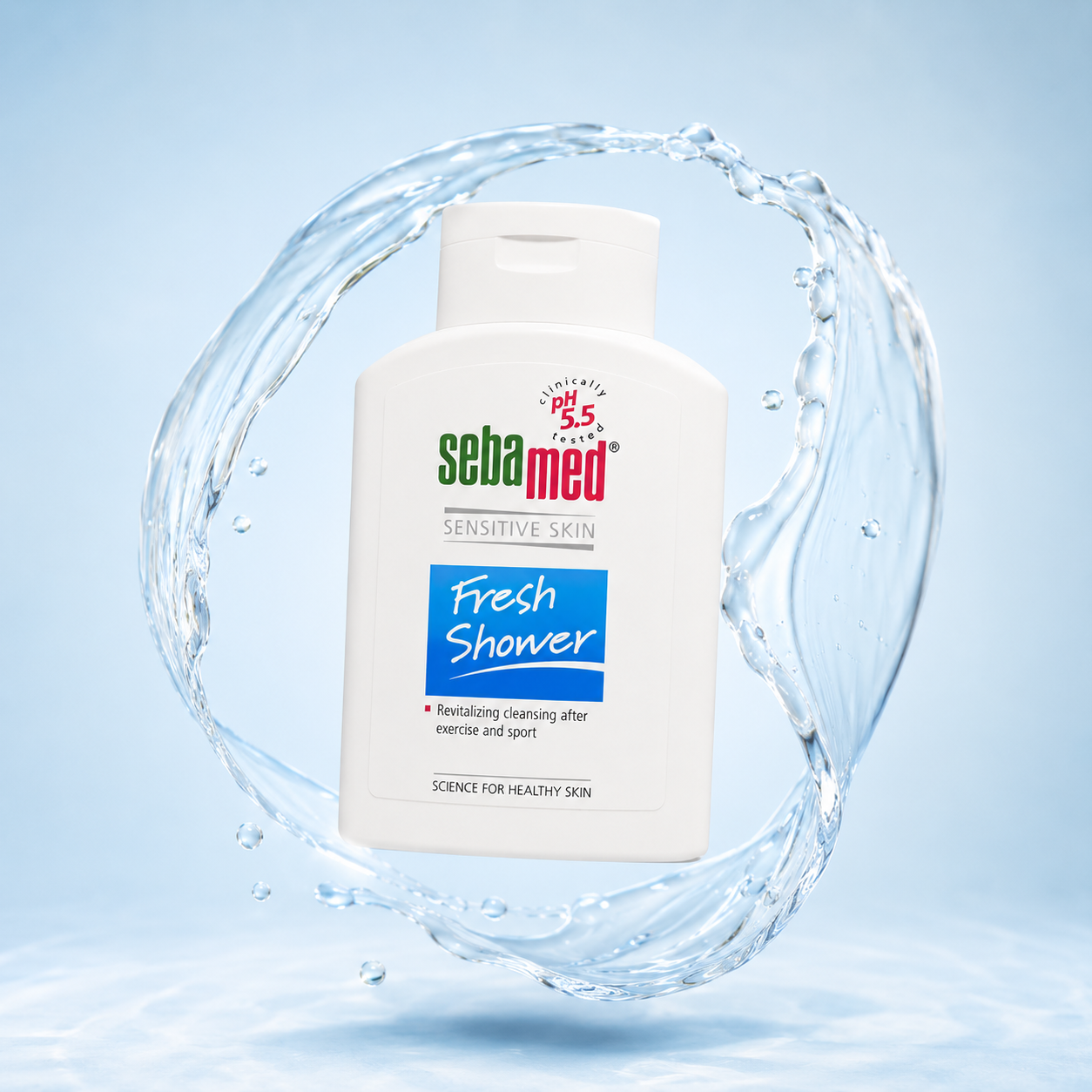 Sebamed Sensitive Skin Fresh Shower Gel 200ml body wash for gentle daily cleansing and refreshed sensitive skin