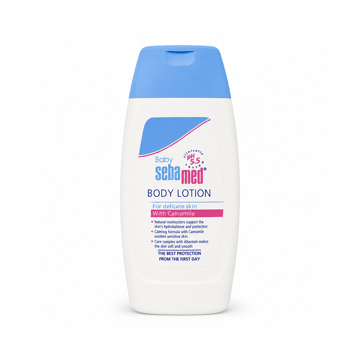 Sebamed Baby Body Lotion With Camomile 200ml for delicate sensitive skin hydration and daily baby skincare care