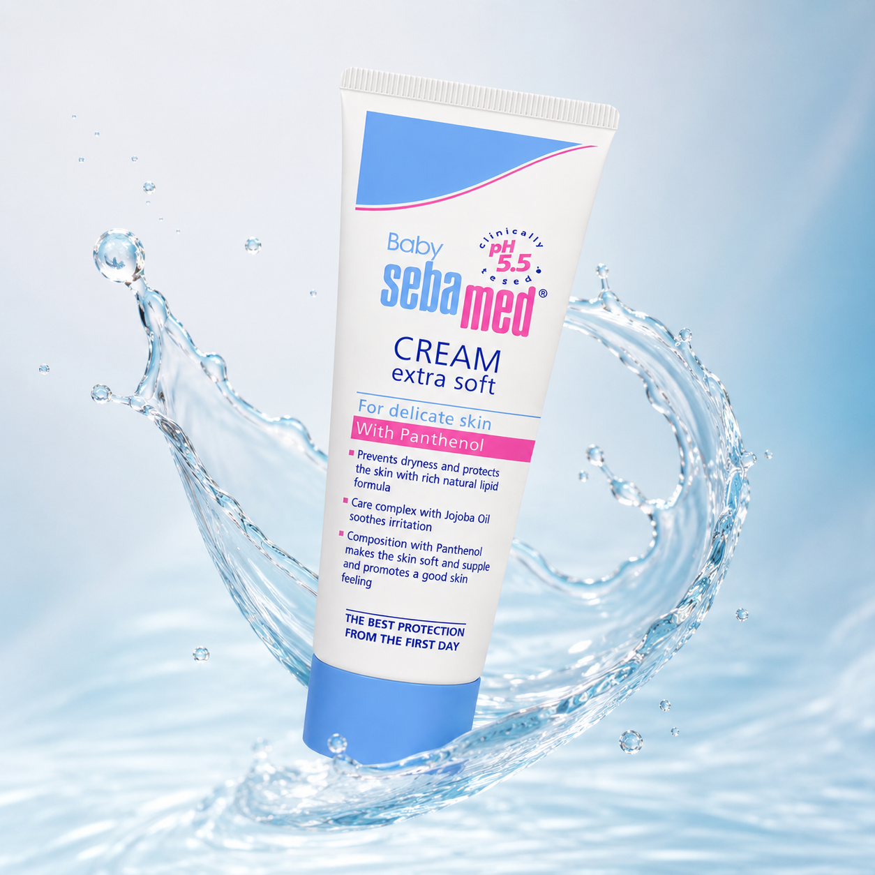 Sebamed Baby Cream Extra Soft With Panthenol 50ml baby moisturizing cream for delicate skin hydration and dryness protection