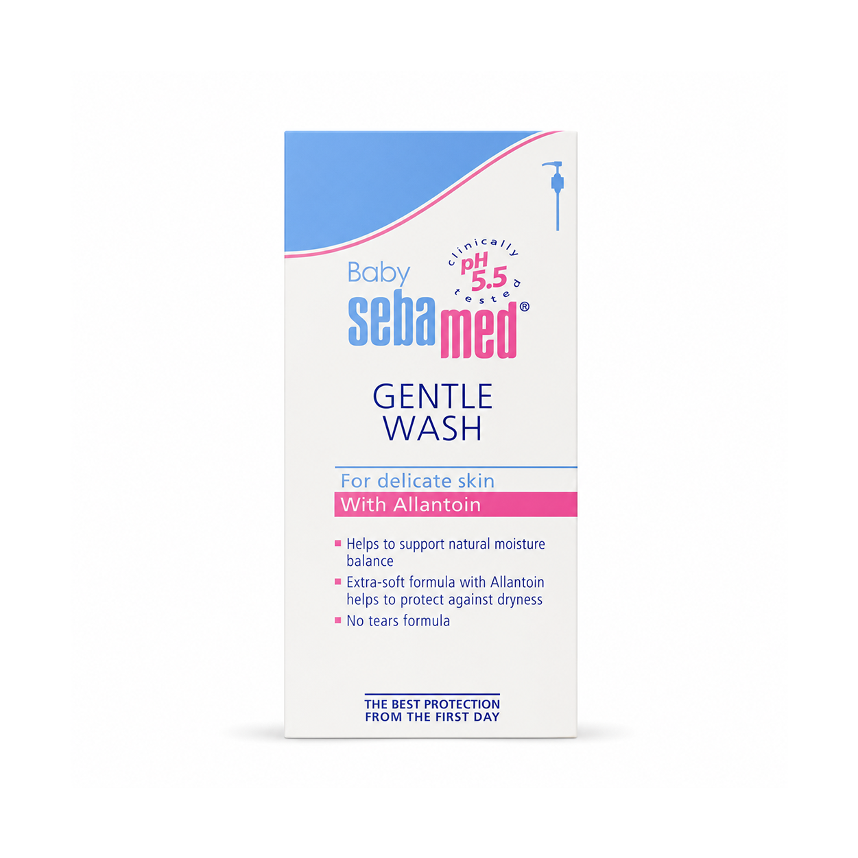 Sebamed Baby Gentle Wash 200ml baby cleanser for delicate sensitive skin with pH 5.5 formula and moisture balance support