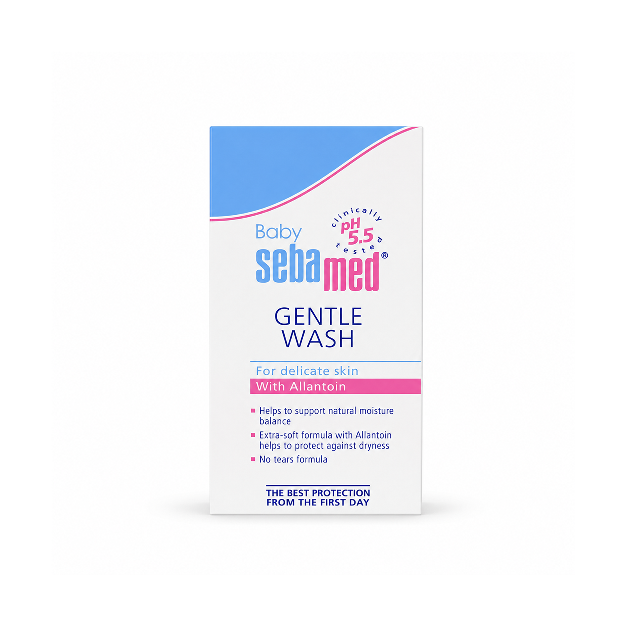 Sebamed Baby Gentle Wash 200ml soap-free baby cleanser for delicate sensitive skin with moisture protection and gentle care