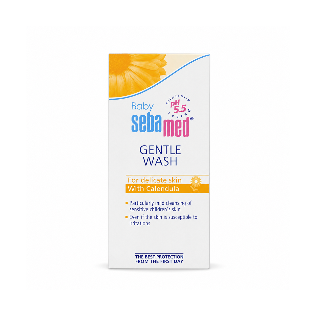 Sebamed Baby Gentle Wash With Calendula 200ml baby body wash for sensitive skin with pH 5.5 gentle cleansing formula