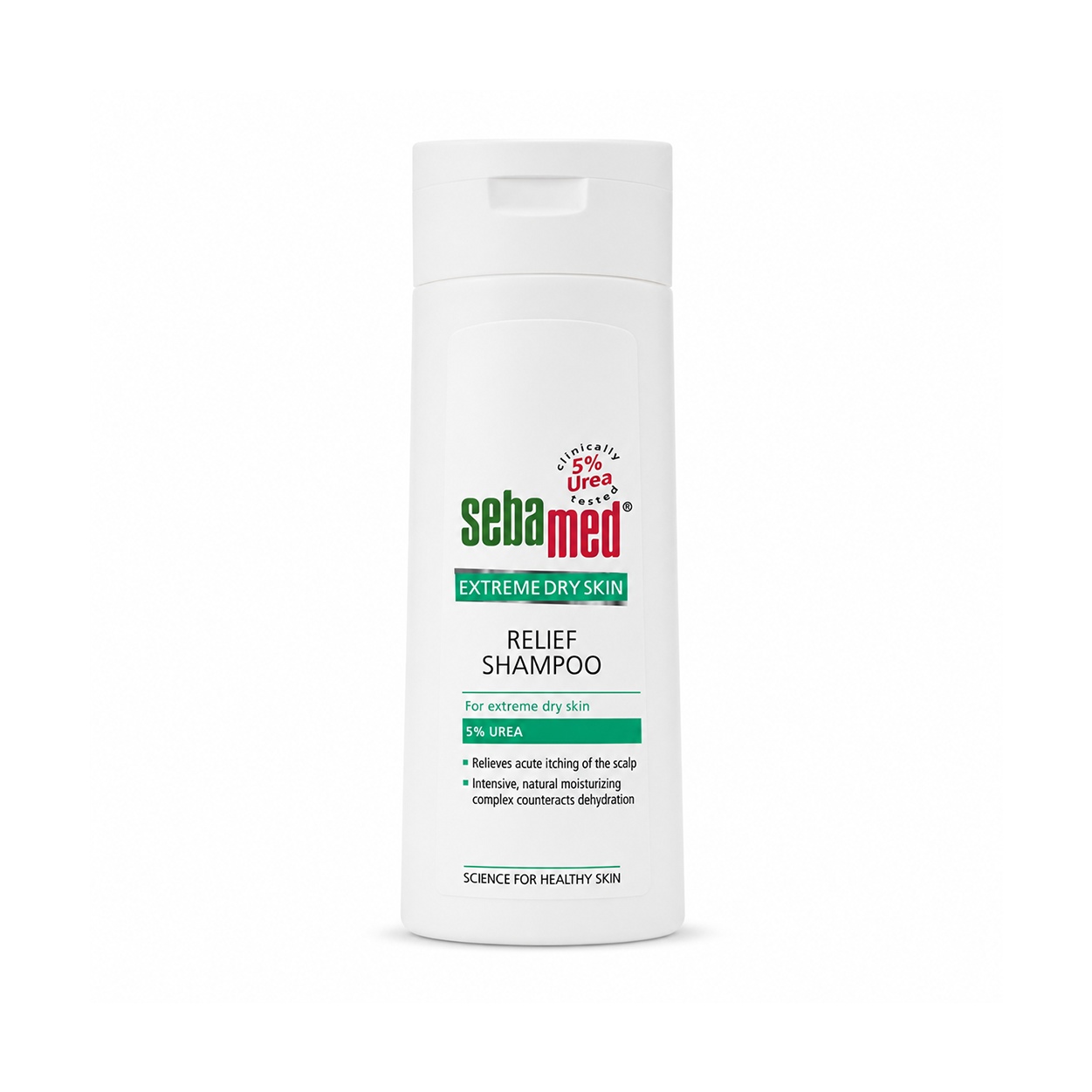 Sebamed Extreme Dry Skin Relief Shampoo 200ml for dry itchy scalp with 5% Urea moisturizing formula for sensitive skin
