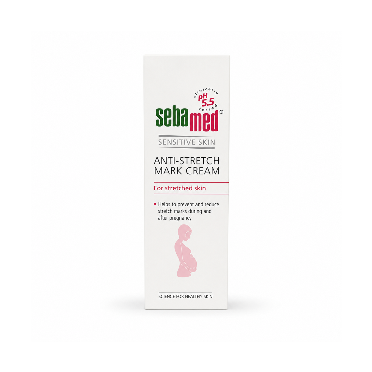 Sebamed Sensitive Skin Anti-Stretch Mark Cream 200ml maternity skincare cream for hydrated and elastic stretched skin