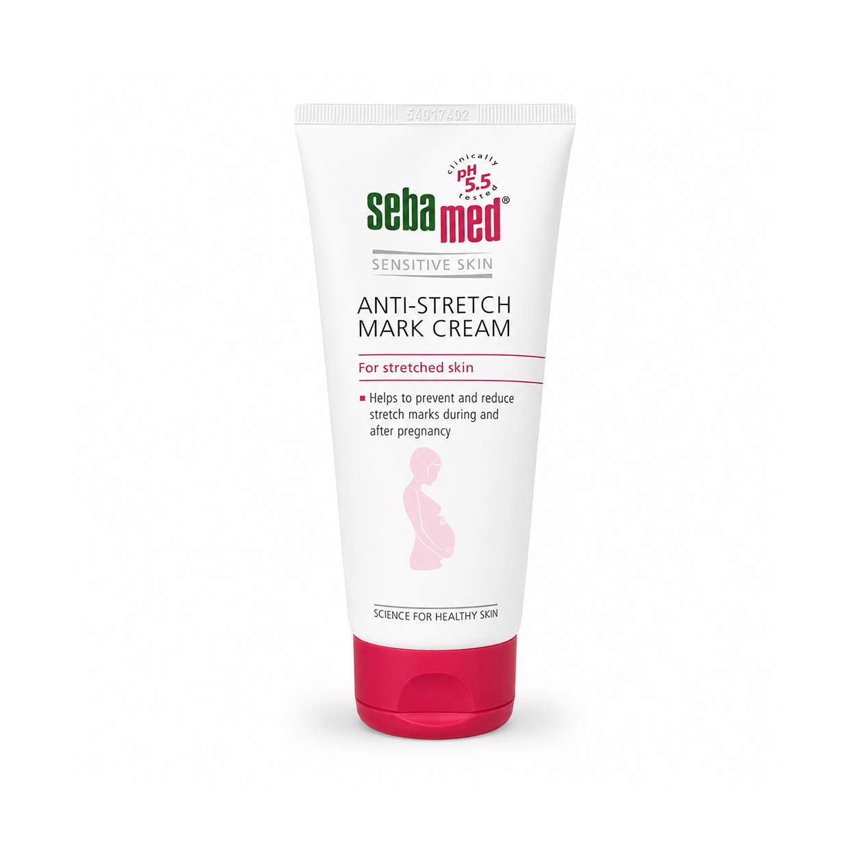 Sebamed Sensitive Skin Anti-Stretch Mark Cream 200ml maternity skincare cream for hydrated and elastic stretched skin
