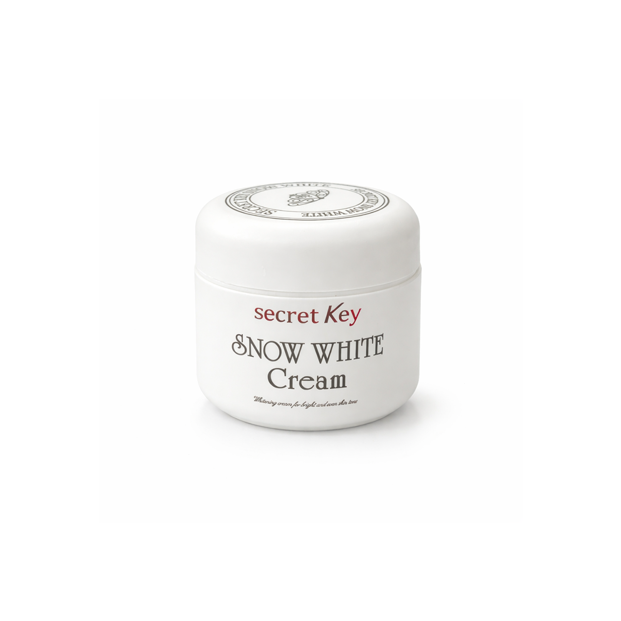 Secret Key Snow White Cream brightening face cream 50g with niacinamide for instant tone-up and even skin tone