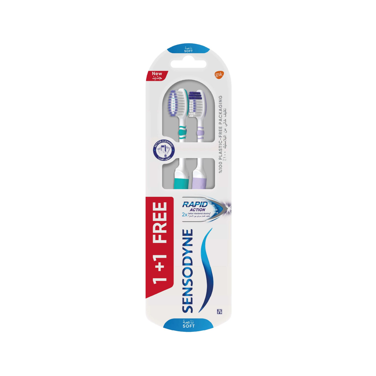 Sensodyne Rapid Action Soft T/B 1+1