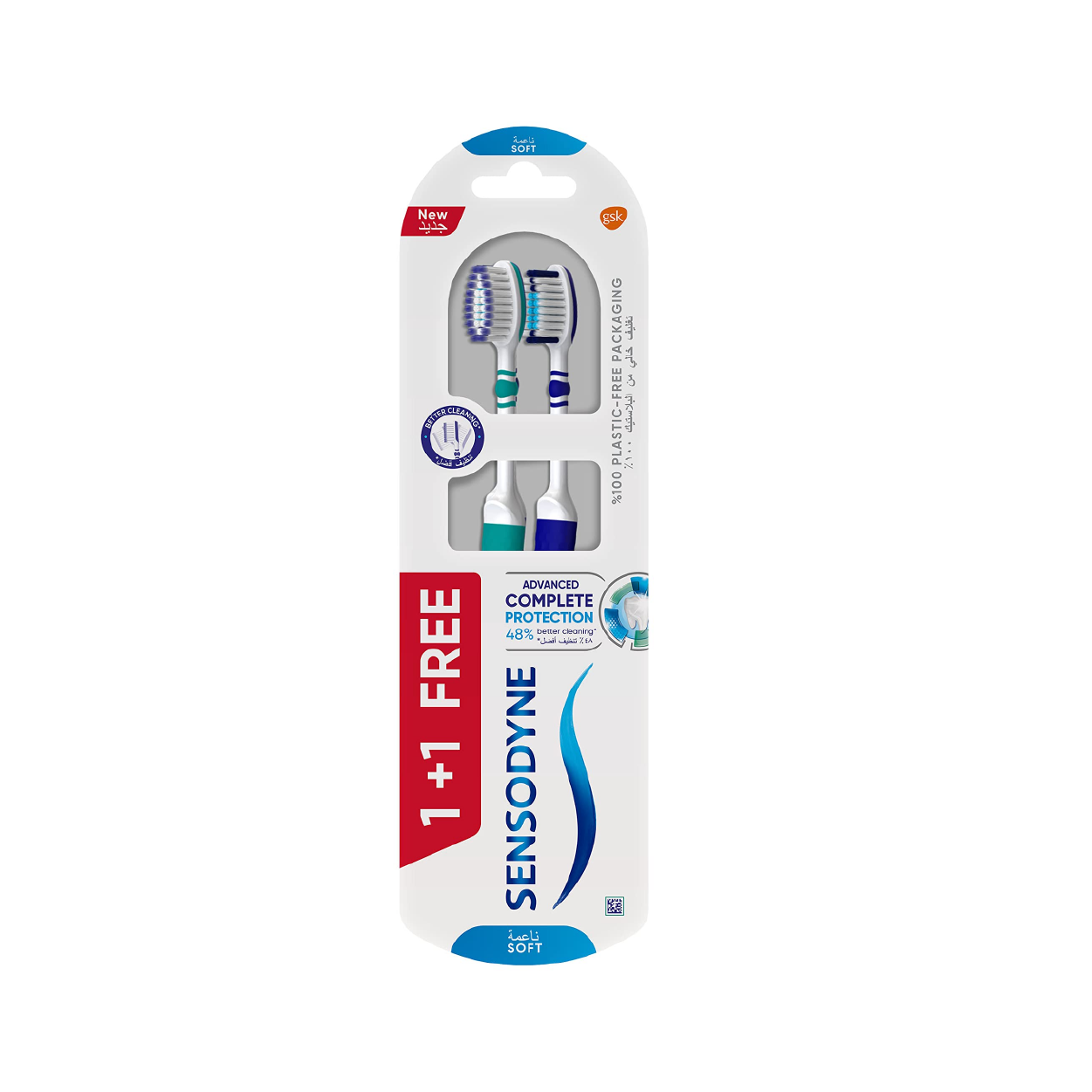 Sensodyne Adv.Comp.Protect T/B 1+1 Soft