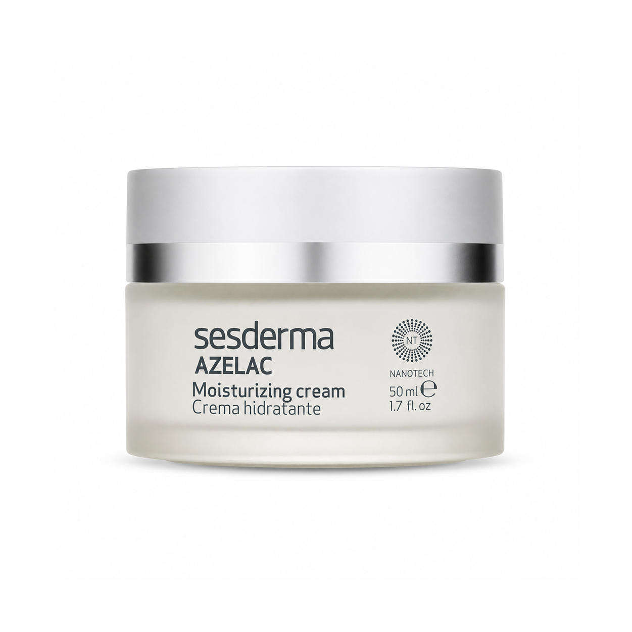 Sesderma Azelac Moisturizing Cream 50ml face moisturizer for sensitive skin, designed to reduce redness and hydrate skin