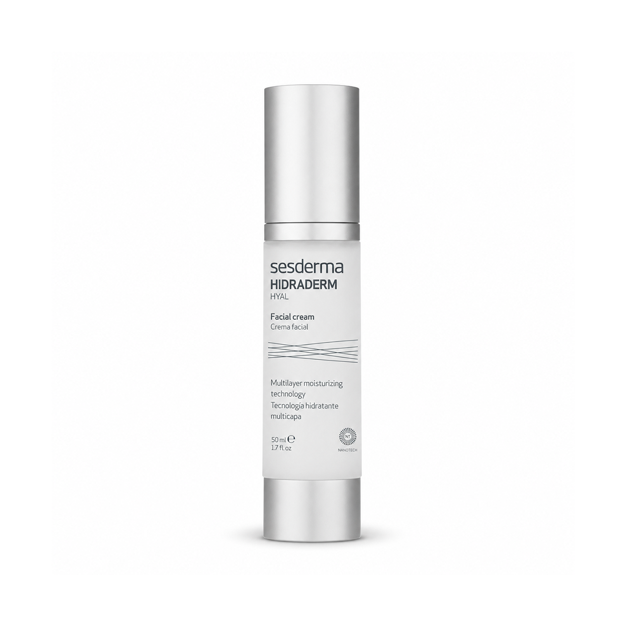 Sesderma Hidraderm Hyal Facial Cream 50ml hydrating face cream for dry dehydrated skin with multi-layer moisture technology