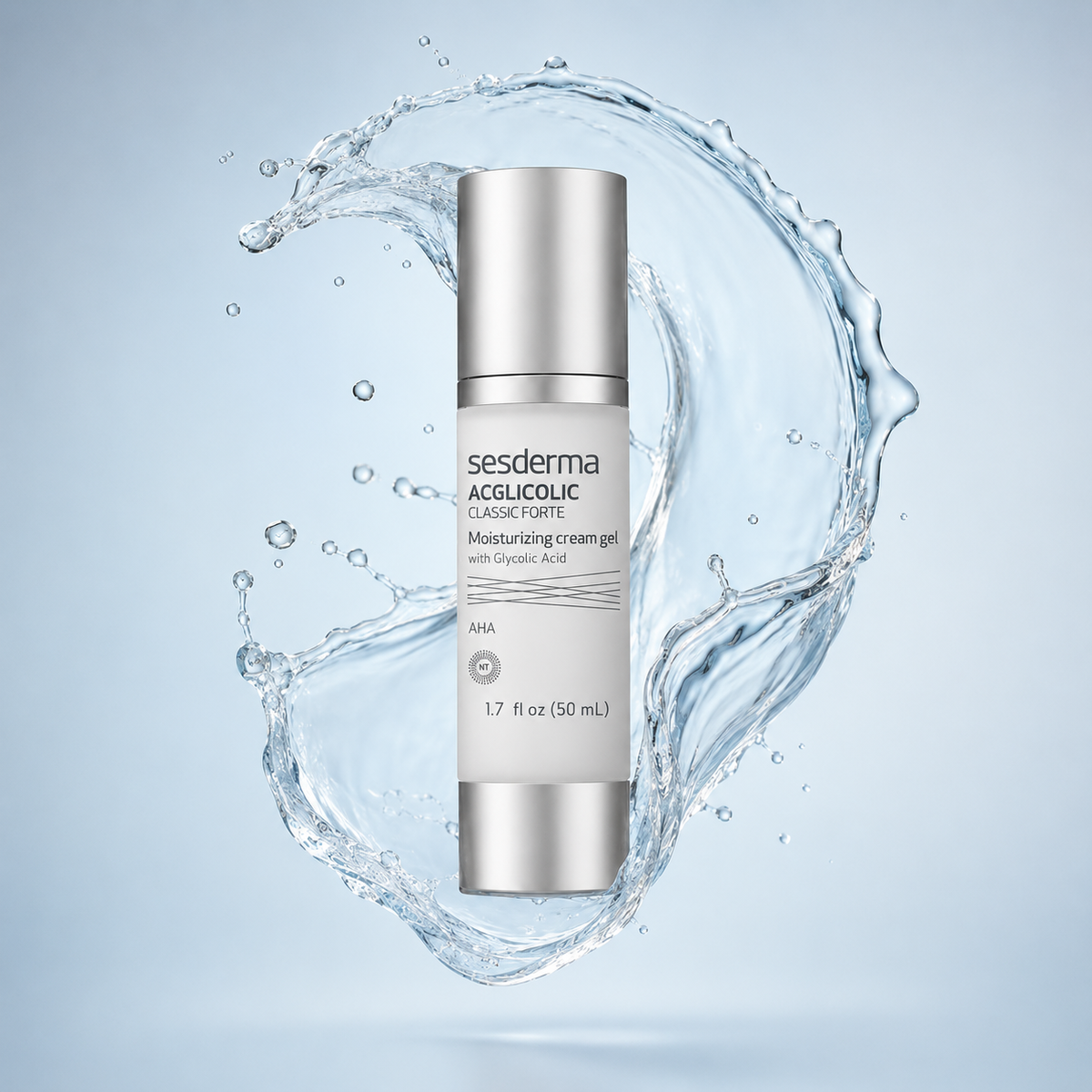 Sesderma Acglicolic Classic Forte moisturizing gel cream 50ml for combination skin with glycolic acid